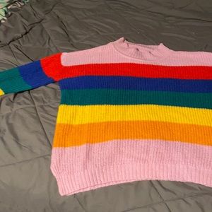 rainbow sweater